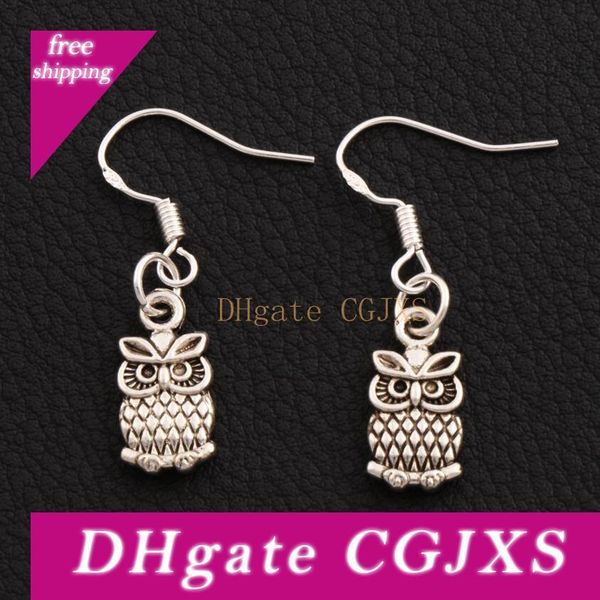 small owl earrings 925 silver fish ear hook 50pairs /lot antique silver dangle chandelier jewelry e987 7x32mm
small owl earrings 925 silver fish ear hook 50pairs /lot antique silver dangle chandelier jewelry e987 7x32mm
