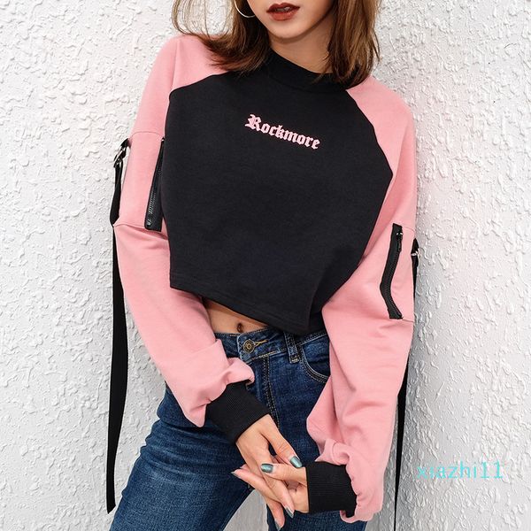 2019091104 women patchwork letter print hoodies cropped streetwear long sleeve sweatshirt black pink knitted loose
2019091104 women patchwork letter print hoodies cropped streetwear long sleeve sweatshirt black pink knitted loose