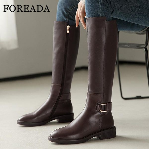 foreada med heel riding boots woman natural genuine leather knee high boots chunky heel long zip ladies shoes autumn black
foreada med heel riding boots woman natural genuine leather knee high boots chunky heel long zip ladies shoes autumn black