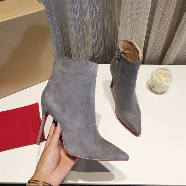 women red/bottom shoes big size warm women ankle boots silver spikes rivets latest design branded women boots, Black
women red/bottom shoes big size warm women ankle boots silver spikes rivets latest design branded women boots, Black