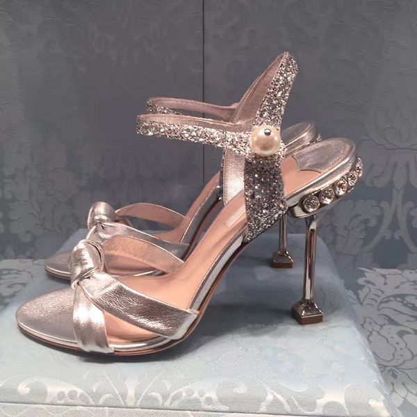 rhinestone pearl silver women's sandals 2020 bow high heels sandals women summer ladies sandal wedding party shoes, Black
rhinestone pearl silver women's sandals 2020 bow high heels sandals women summer ladies sandal wedding party shoes, Black