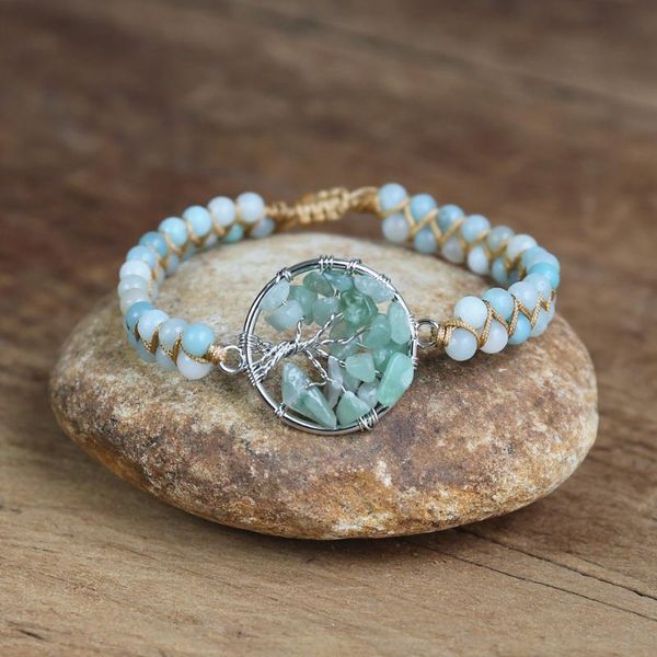 yoga energy tree string beads braided charm bracelet amazonite stone tree of life bracelet women men handmade jewelry, Golden;silver
yoga energy tree string beads braided charm bracelet amazonite stone tree of life bracelet women men handmade jewelry, Golden;silver