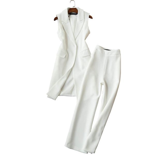 ladies vest suit spring and autumn new korean suit two-piece long vest jacket wide leg pants nine pants women, Gray
ladies vest suit spring and autumn new korean suit two-piece long vest jacket wide leg pants nine pants women, Gray