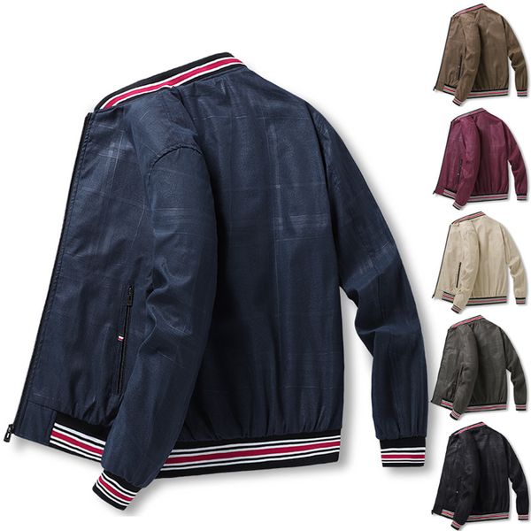 spring and autumn new jacket men's casual plus fleece jacket men's, Black;brown
spring and autumn new jacket men's casual plus fleece jacket men's, Black;brown