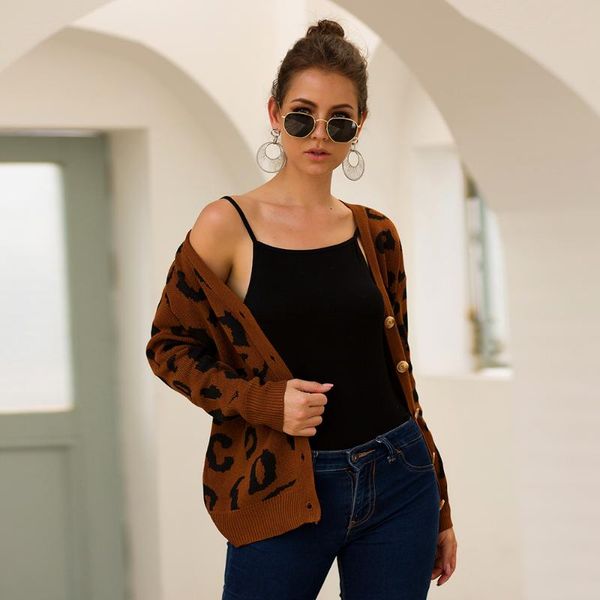 cardigans леопард femmes простого boutonnage imprimé животные тянуть décontracté 114 # роковой col ан v cardigans nou, White
cardigans леопард femmes простого boutonnage imprimé животные тянуть décontracté 114 # роковой col ан v cardigans nou, White