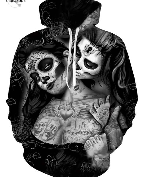 new design tattoos skull hoodies men women 3d printed sweatshirts hooded pullover tracksuits coats fashion outwear, Black
new design tattoos skull hoodies men women 3d printed sweatshirts hooded pullover tracksuits coats fashion outwear, Black