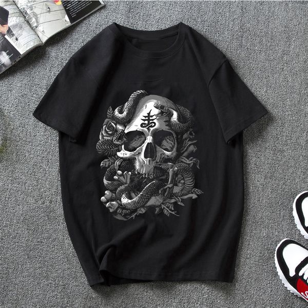 череп змея печати летняя женщины мужчины рубашки crew neck comfort soft футболка мужская с коротким рукавом рубашки streetwear
череп змея печати летняя женщины мужчины рубашки crew neck comfort soft футболка мужская с коротким рукавом рубашки streetwear