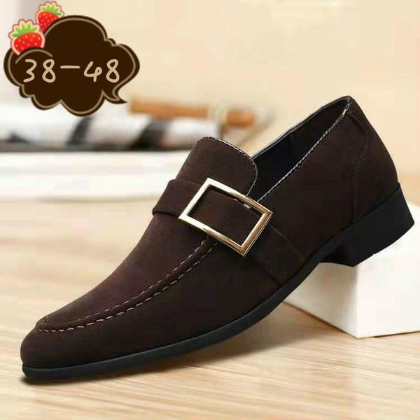 simplicity large size formal wear frosted texture business men shoes low-heel wear resistant and antiskid sole leather shoes, Black
simplicity large size formal wear frosted texture business men shoes low-heel wear resistant and antiskid sole leather shoes, Black