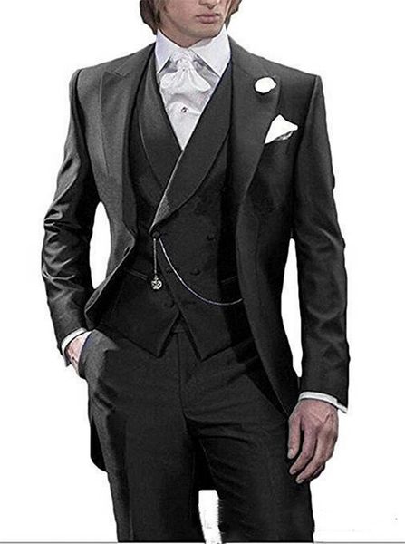 красивый one button groomsmen пик нагрудные groom tuxedos мужские костюмы свадебные / выпускной вечер / ужин шафер blazer (куртка + штаны, Black;gray
красивый one button groomsmen пик нагрудные groom tuxedos мужские костюмы свадебные / выпускной вечер / ужин шафер blazer (куртка + штаны, Black;gray