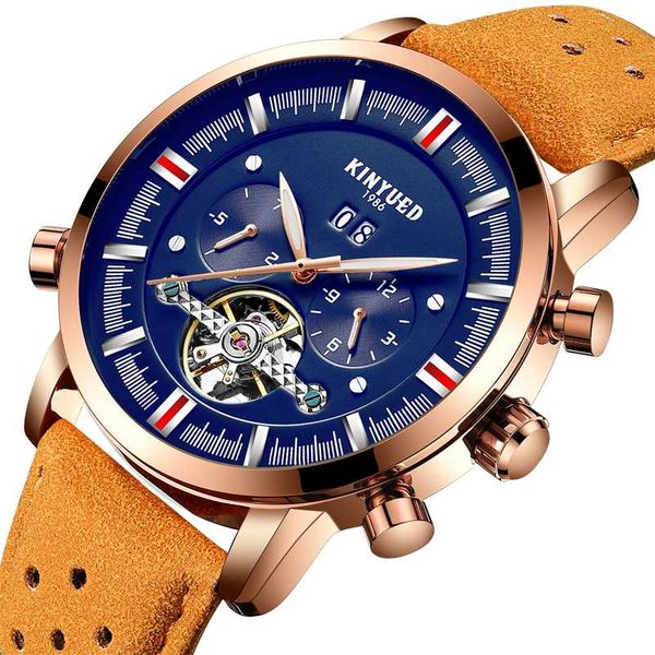 wristwatches kinyued skeleton tourbillon automatic mechanical watches men luxury golden male sports waterproof wristwatch relogio masculino, Slivery;brown
wristwatches kinyued skeleton tourbillon automatic mechanical watches men luxury golden male sports waterproof wristwatch relogio masculino, Slivery;brown