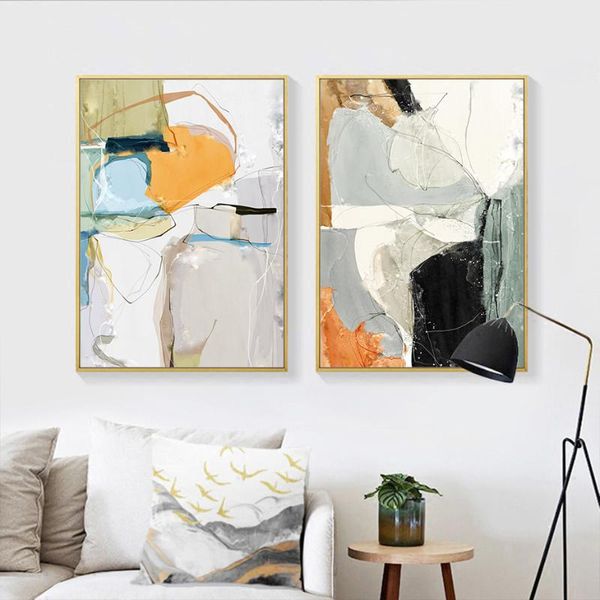 paintings modern abstract multi colors block canvas painting wall art prints posters picture for gallery living room interior home decor
paintings modern abstract multi colors block canvas painting wall art prints posters picture for gallery living room interior home decor