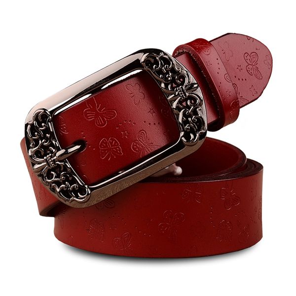 women's pin buckle leather belt women's retro casual decorative leather belt wild, Black;brown
women's pin buckle leather belt women's retro casual decorative leather belt wild, Black;brown