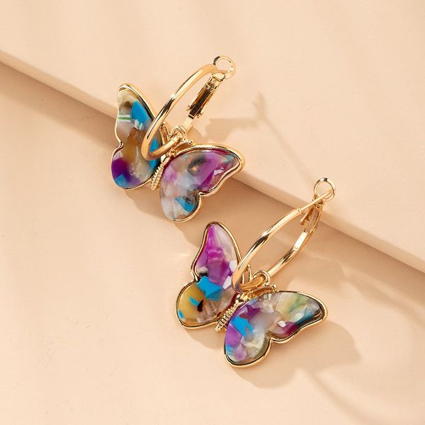 ujbox multicolor fashion bling acetate butterfly earrings women pink red yellow colored hoop earrings wholesale, Golden;silver
ujbox multicolor fashion bling acetate butterfly earrings women pink red yellow colored hoop earrings wholesale, Golden;silver