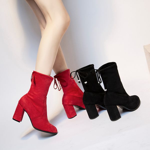 lady boots women's rubber shoes rain round toe boots-women booties woman 2020 low heel luxury designer ladies mid-calf, Black
lady boots women's rubber shoes rain round toe boots-women booties woman 2020 low heel luxury designer ladies mid-calf, Black