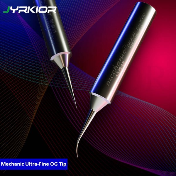 mechanic og series super fine line solder iron tip 936 soldering iron heating head mainboard fingerprint ic weld repair tool
mechanic og series super fine line solder iron tip 936 soldering iron heating head mainboard fingerprint ic weld repair tool