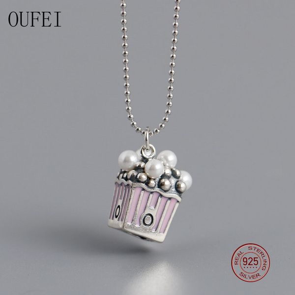 oufei 925 sterling silver chokers necklace for women unique dainty pearl necklace jewelry bohemian