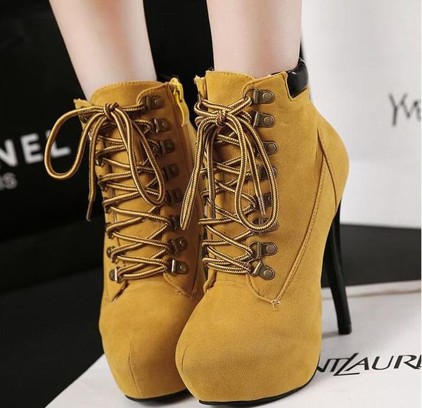 woman stiletto ankle boots super high heels fine cross straps with boots 14cm martin boots pointed toes side zipper high-heel, Black
woman stiletto ankle boots super high heels fine cross straps with boots 14cm martin boots pointed toes side zipper high-heel, Black