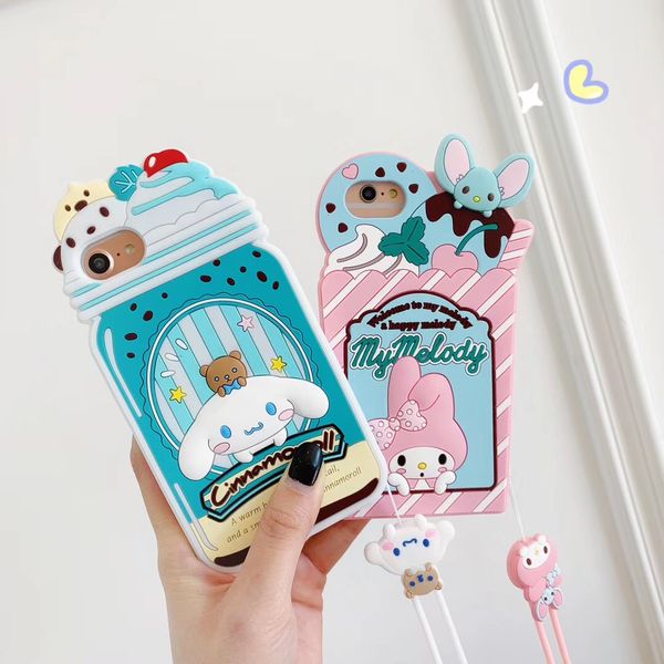 japan 3d cartoon cute ice cream pink melody yugui dog+lanyard silicone soft cover for iphone 7 8plus 11pro max x xr phone case
japan 3d cartoon cute ice cream pink melody yugui dog+lanyard silicone soft cover for iphone 7 8plus 11pro max x xr phone case