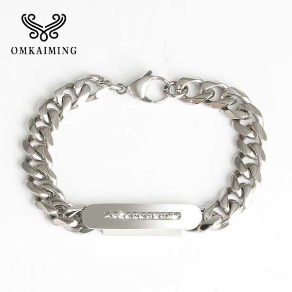 men's 316l stainless steel inlaid cuban bracelet men's jewelry factory outlet, Black
men's 316l stainless steel inlaid cuban bracelet men's jewelry factory outlet, Black