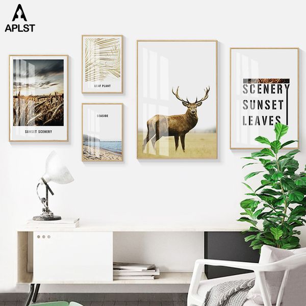 autumn field sunset leaves wall art canvas poster animal deer print paintings ocean beach modern picture for living room bedroom 
autumn field sunset leaves wall art canvas poster animal deer print paintings ocean beach modern picture for living room bedroom