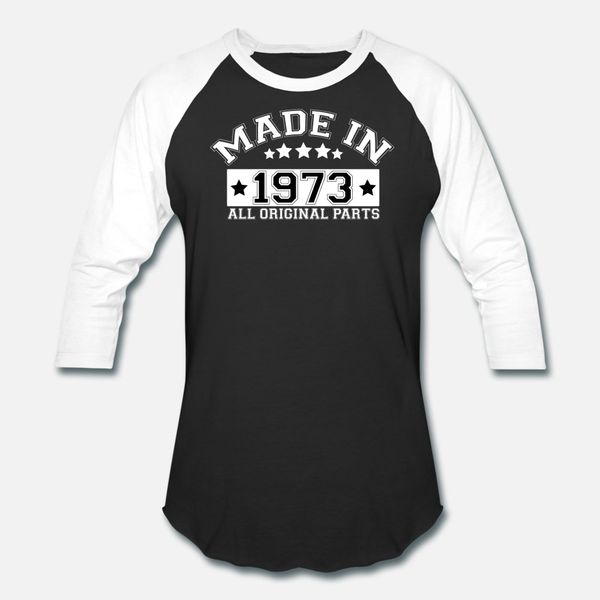 made in 1973 all original parts t shirt men custom short sleeve s-xxxl kawaii loose comical spring autumn kawaii shirt, White;black
made in 1973 all original parts t shirt men custom short sleeve s-xxxl kawaii loose comical spring autumn kawaii shirt, White;black