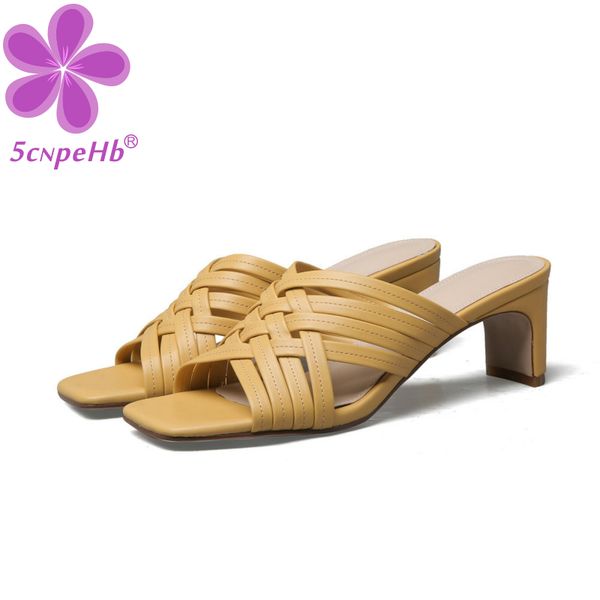 square head slippers hand woven sewing chunky heel shoes summer outer wear open toe fashion lazy style comfortable leather pad, Black
square head slippers hand woven sewing chunky heel shoes summer outer wear open toe fashion lazy style comfortable leather pad, Black