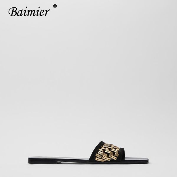 2020 fashion open toe sandals women woman retro woven belt casual flats mules outdoor slipper women mujer sandals, Black
2020 fashion open toe sandals women woman retro woven belt casual flats mules outdoor slipper women mujer sandals, Black