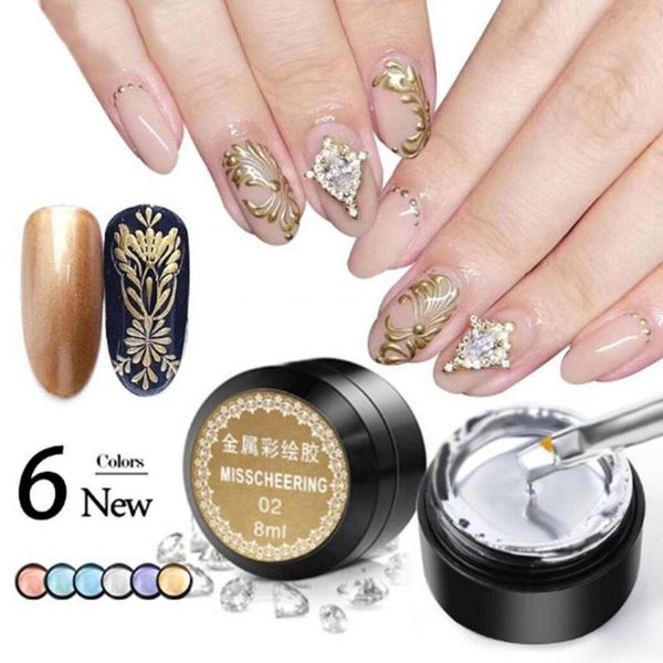 metal effect nail gel rose gold silver color nail gel uv led painting stamping vernish polish lasting manicure tool, Red;pink
metal effect nail gel rose gold silver color nail gel uv led painting stamping vernish polish lasting manicure tool, Red;pink