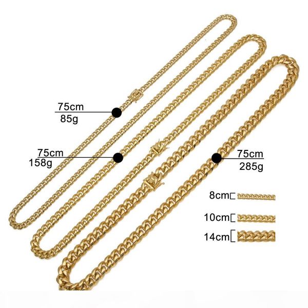 solid clasp stainless steel cuban link chain 8 10 14mm 18 20 24 30inches heavy long necklace hiphop men jewelry, Silver
solid clasp stainless steel cuban link chain 8 10 14mm 18 20 24 30inches heavy long necklace hiphop men jewelry, Silver