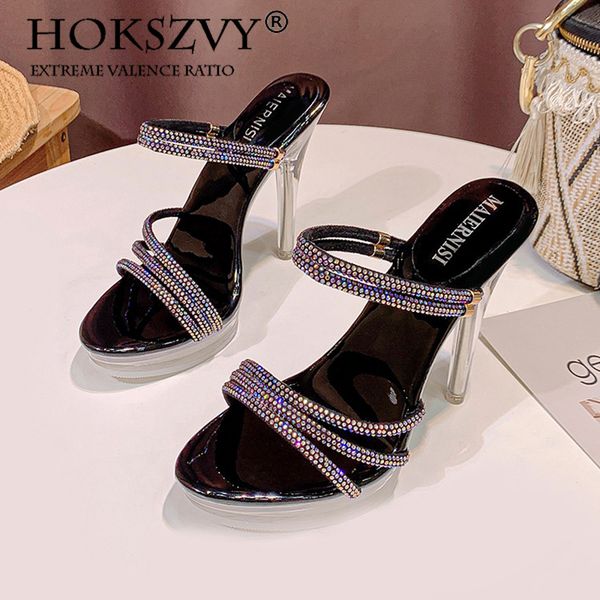 hoksvzy summer crystal transparent women's shoes shallow mouth colorful crystals fish mouth high heel women's sandals wz, Black
hoksvzy summer crystal transparent women's shoes shallow mouth colorful crystals fish mouth high heel women's sandals wz, Black