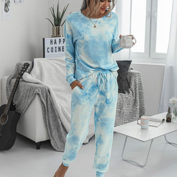 autumn winter women sets fashion tie dye home wear sports casual drawstring loose hooded long sleeve trousers two piece set, Gray
autumn winter women sets fashion tie dye home wear sports casual drawstring loose hooded long sleeve trousers two piece set, Gray