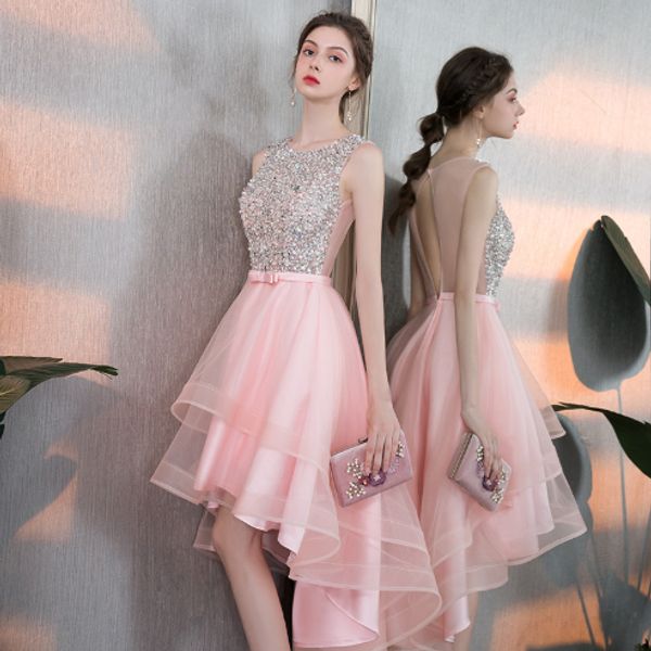 spring summer pink short lady girl women princess banquet party dress sequins beads tulle dresses, Black;gray
spring summer pink short lady girl women princess banquet party dress sequins beads tulle dresses, Black;gray