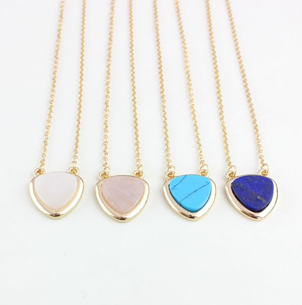 simple design pendant necklaces accessory four color heart shape nature stone pendant chain necklaces for women, Silver
simple design pendant necklaces accessory four color heart shape nature stone pendant chain necklaces for women, Silver