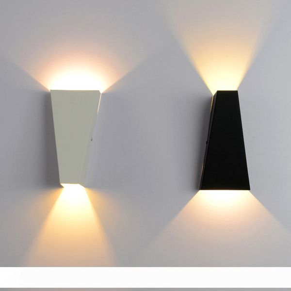 10w Led Wall Lamp Fixture Modern Home L Office Decoration Light Ac85-265v Sconce Lighting Iron Warm White Or White