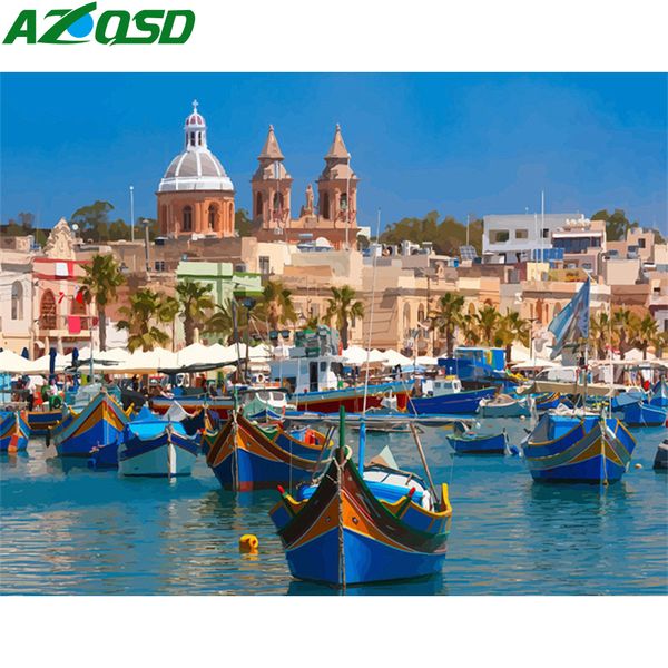azqsd diy paint by number canvas painting kits landscape handpainted gift pictures by numbers ship unframe decor for home
azqsd diy paint by number canvas painting kits landscape handpainted gift pictures by numbers ship unframe decor for home