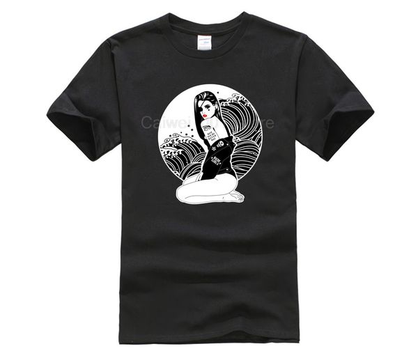 summer fit slim men t shirts 100% cotton japan sakura tattoo girl print naked funny men round faddish pure t shirt for men
summer fit slim men t shirts 100% cotton japan sakura tattoo girl print naked funny men round faddish pure t shirt for men