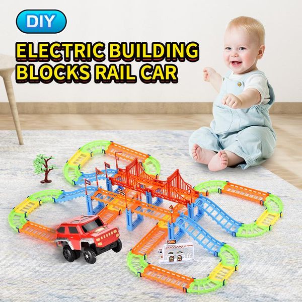 diy electric building blocks rall car early children education toys creative assembly blocks model building for kids intelligence gift 06 
diy electric building blocks rall car early children education toys creative assembly blocks model building for kids intelligence gift 06