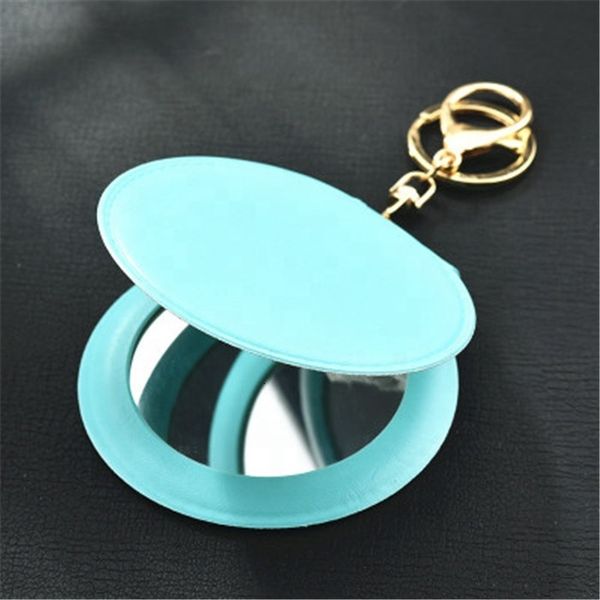 cosmetic mirror keychain mini round mirror key chain, Silver 
cosmetic mirror keychain mini round mirror key chain, Silver