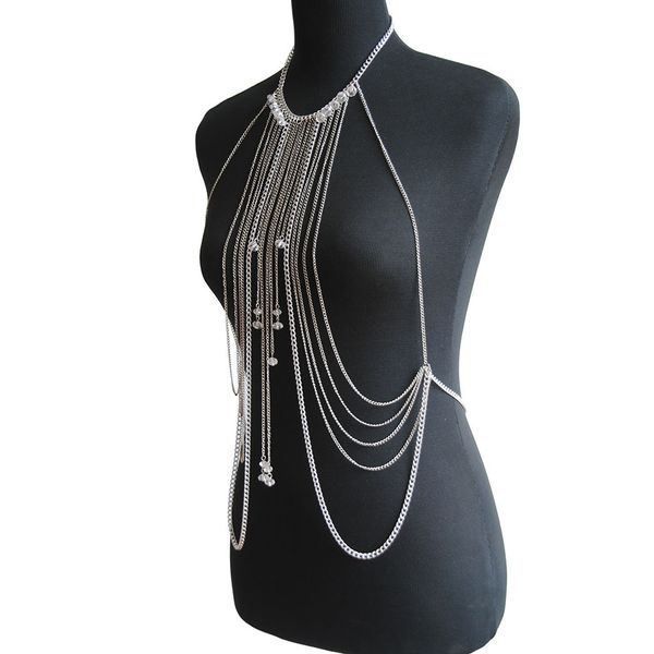 body chain belly body chain bikini waist chain delicate tassel necklace, Silver
body chain belly body chain bikini waist chain delicate tassel necklace, Silver