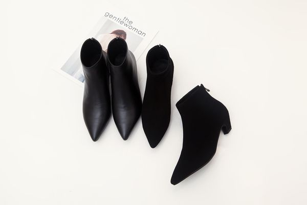2020women's cotton high heel boots solid color shallow mouth stiletto short boots outdoor party casual boot soft warm boots, Black
2020women's cotton high heel boots solid color shallow mouth stiletto short boots outdoor party casual boot soft warm boots, Black