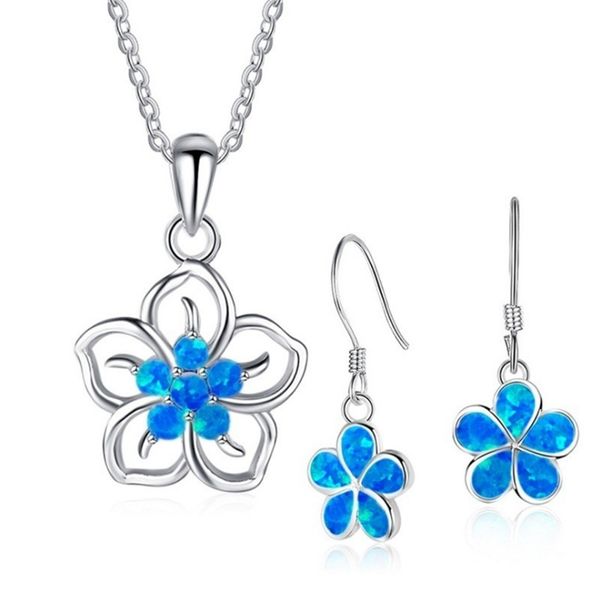 10 set trendu many colors opalite opal flower pendant necklace earrings for women silver plated jewelry set
10 set trendu many colors opalite opal flower pendant necklace earrings for women silver plated jewelry set