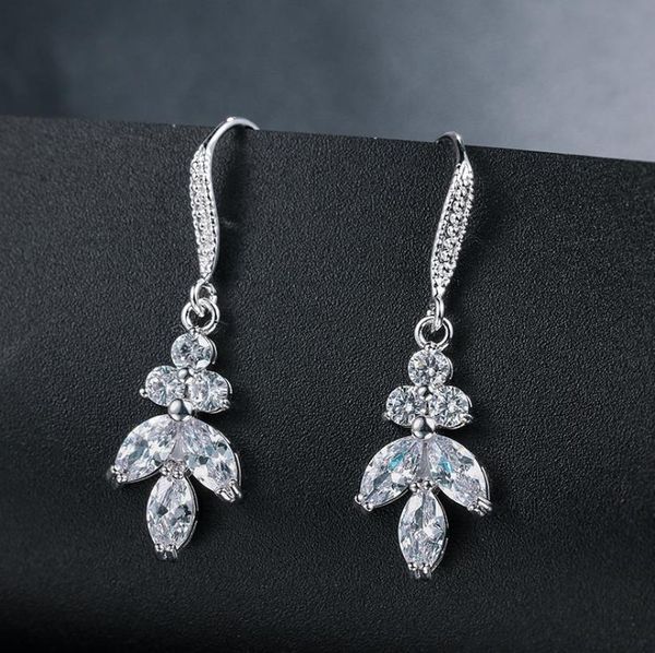 dangle & chandelier uilz arrival elegant marquise cut cubic zirconia hook drop earrings for women bridal wedding jewelry uel853, Silver
dangle & chandelier uilz arrival elegant marquise cut cubic zirconia hook drop earrings for women bridal wedding jewelry uel853, Silver