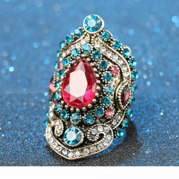 luxury gold plated pink crystal sapphire retro ladies ring exquisite wedding party ring jewelry, Silver
luxury gold plated pink crystal sapphire retro ladies ring exquisite wedding party ring jewelry, Silver
