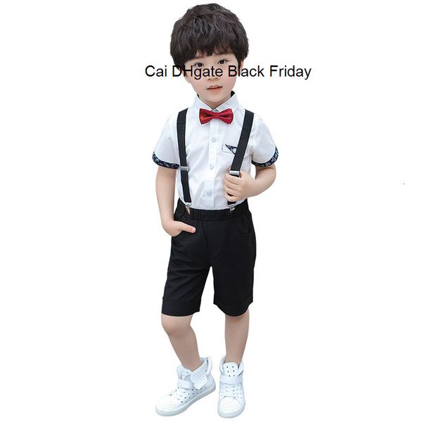brand kids shirt strap pants bowtie 4pcs clothing set for boys formal school uniforms child outfits fashion performance costumes
brand kids shirt strap pants bowtie 4pcs clothing set for boys formal school uniforms child outfits fashion performance costumes