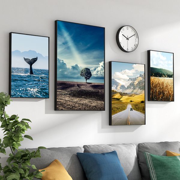 nordic whale wall art landscape canvas painting forest posters and prints road wall pictures for living room decorative picture
nordic whale wall art landscape canvas painting forest posters and prints road wall pictures for living room decorative picture