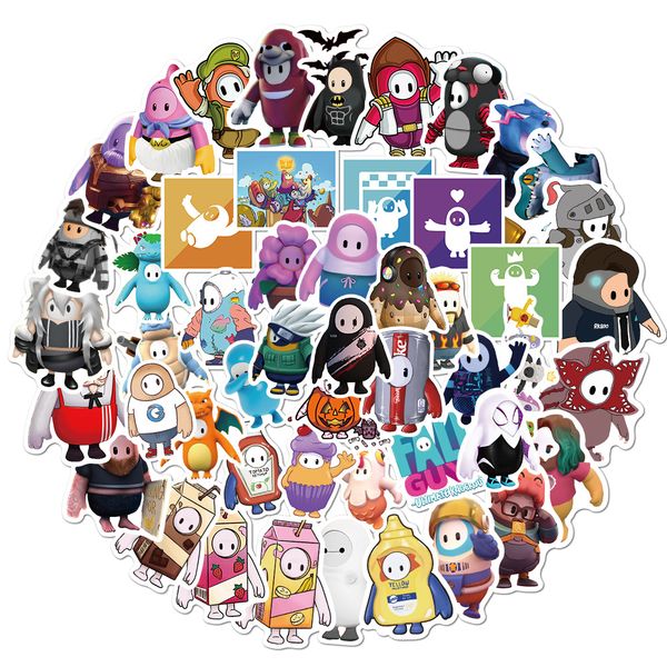 50 pcs mixed skateboard stickers cartoon fall guys graffiti for car lappad bicycle motorcycle ps4 phone luggage pvc guitar fridge decal
50 pcs mixed skateboard stickers cartoon fall guys graffiti for car lappad bicycle motorcycle ps4 phone luggage pvc guitar fridge decal