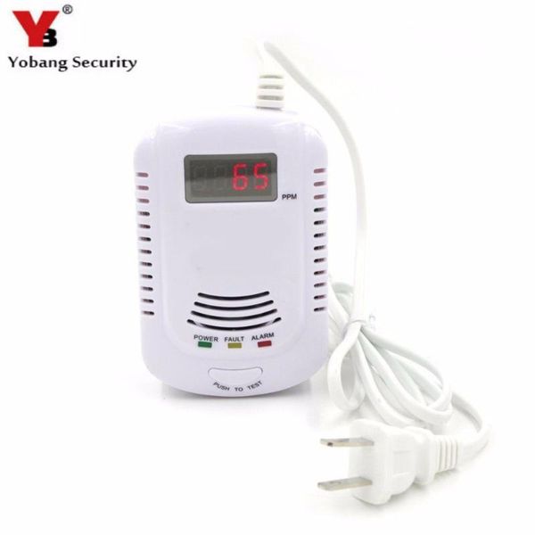yobang безопасности plug-in горючий газ детектор сигнала тревоги датчика с голосовым предупреждения, цифровой дисплей и резервного копирован, Black;white
yobang безопасности plug-in горючий газ детектор сигнала тревоги датчика с голосовым предупреждения, цифровой дисплей и резервного копирован, Black;white