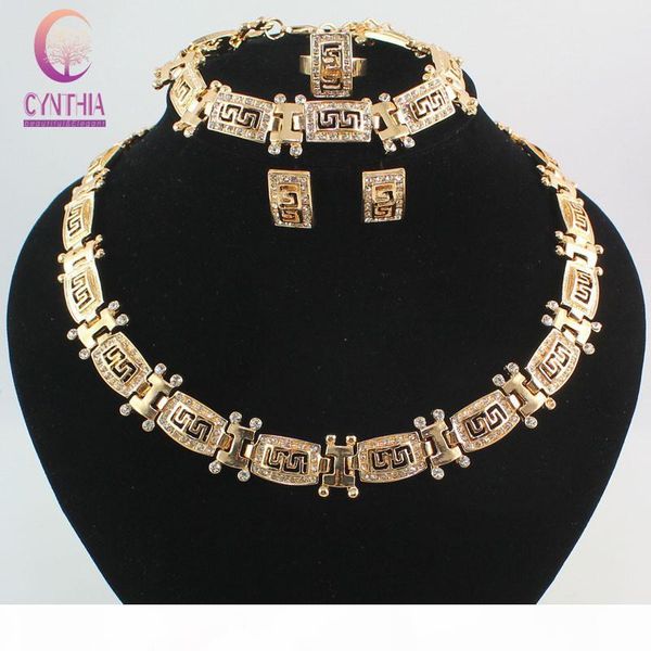fashion dubai 18k gold plated totem crystal necklace earrings bracelet ring jewelry women dance party costume jewelry sets, Black
fashion dubai 18k gold plated totem crystal necklace earrings bracelet ring jewelry women dance party costume jewelry sets, Black