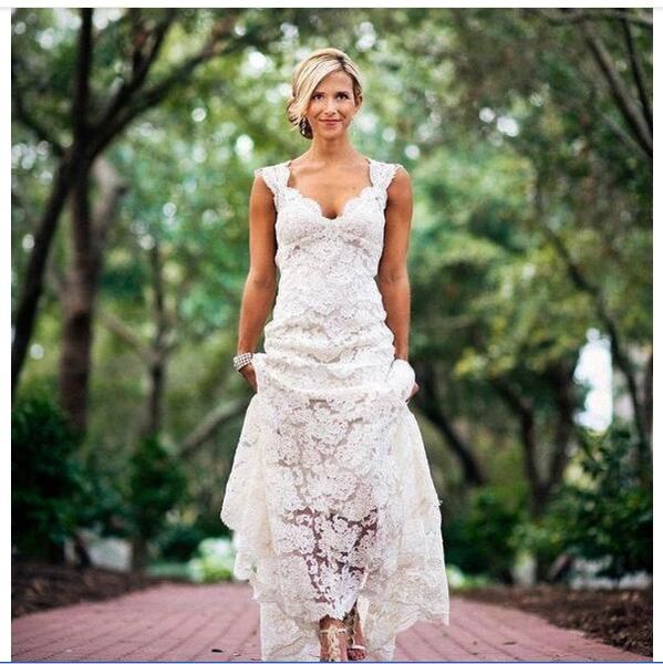 2020 backless lace wedding dresses bohemian boho beach bridal dresses ivory a-line hollow chapel train elegant v neck wedding gowns, White
2020 backless lace wedding dresses bohemian boho beach bridal dresses ivory a-line hollow chapel train elegant v neck wedding gowns, White