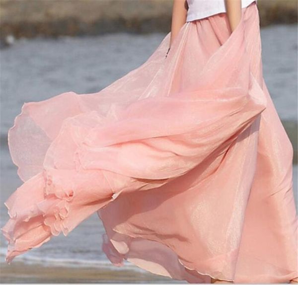 new bohemia chiffon long skirt high waist women summer boho maxi skirts jupe femme faldas largas mujer moda 2020, Black
new bohemia chiffon long skirt high waist women summer boho maxi skirts jupe femme faldas largas mujer moda 2020, Black